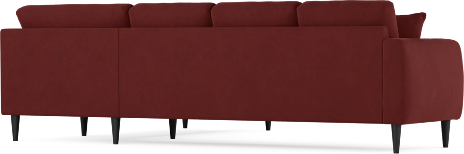 Eden - Hörnsoffa, 3+2-sits - Röd