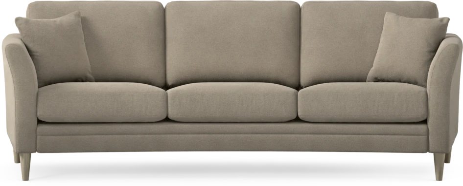 Eden - 3-sits soffa svängd - Beige