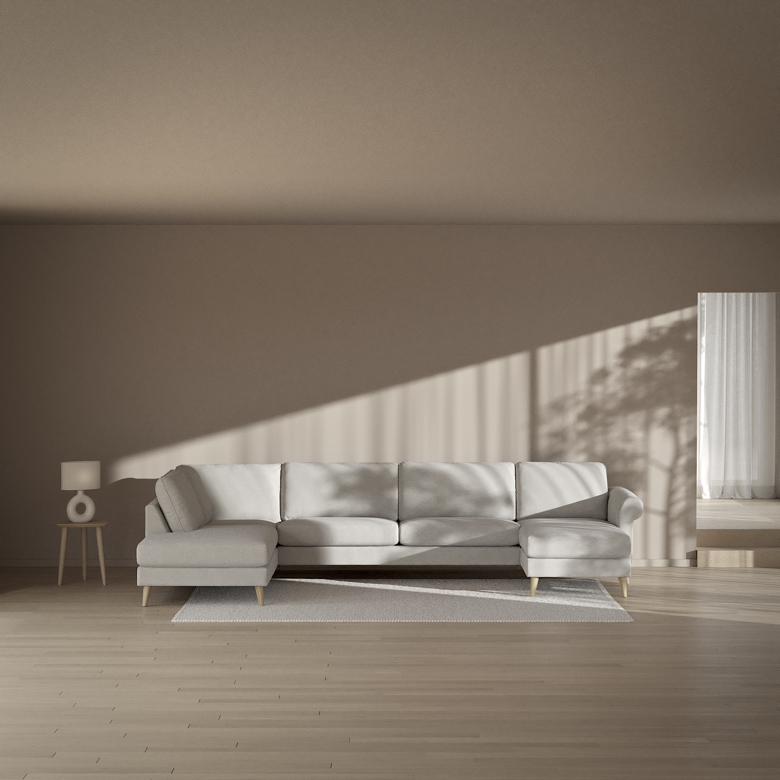 Bridge - 3-sits soffa med divan vänster och schäslong höger - inspiration
