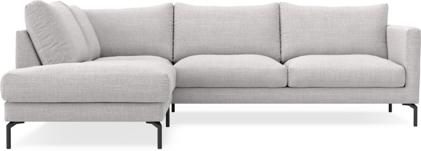 Impression Delux - 3-sits soffa med divan vänster - Grå