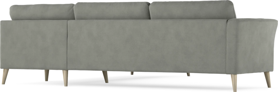 Bridge - Hörnsoffa, 3+3-sits - Grå