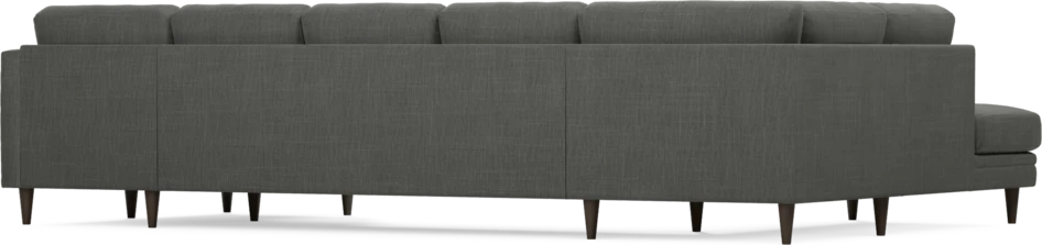 Eden - 3-sits soffa med divan vänster och schäslong höger - Grå