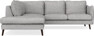 Madison - 2-sits soffa med divan vänster - Grå