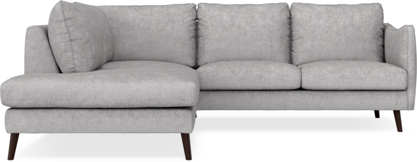 Madison - 2-sits soffa med divan vänster - Grå