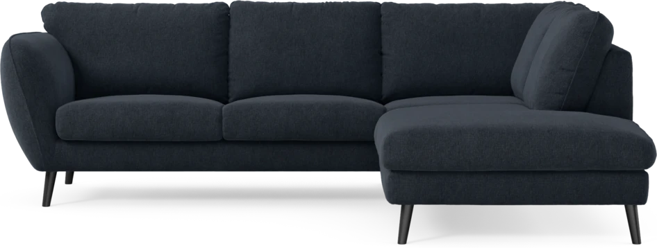 Madison - 2-sits soffa med divan höger - Blå