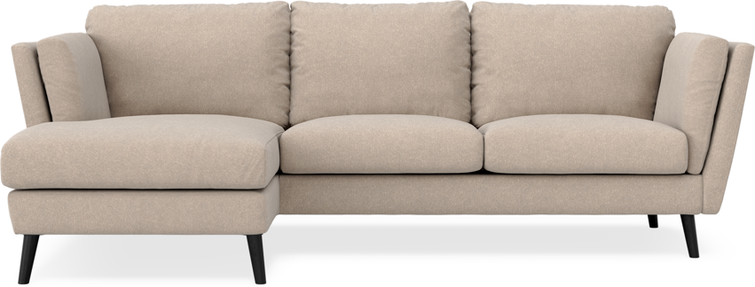 Madison Lux - 2-sits soffa med schäslong vänster - Beige