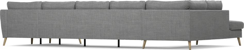 County - 4-sits soffa med divan vänster och schäslong höger - Grå