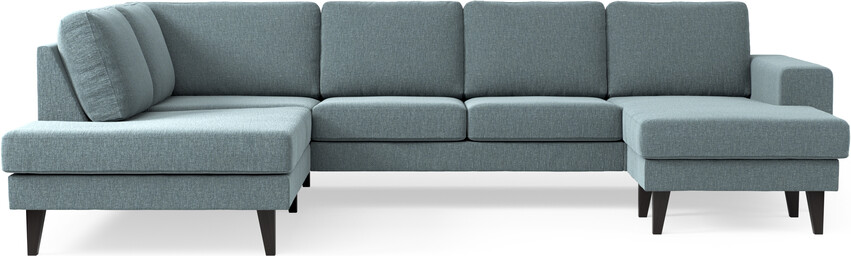 Sierra - 3-sits soffa med divan vänster och schäslong höger - Blå