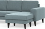 Sierra - 3-sits soffa med divan vänster och schäslong höger - Blå