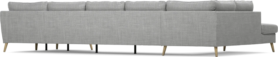 County - 4-sits soffa med divan vänster och schäslong höger - Grå