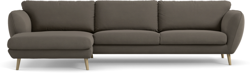 Madison Lux - 3-sits soffa med schäslong vänster - Beige