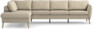 County - 3-sits soffa med divan vänster - Beige