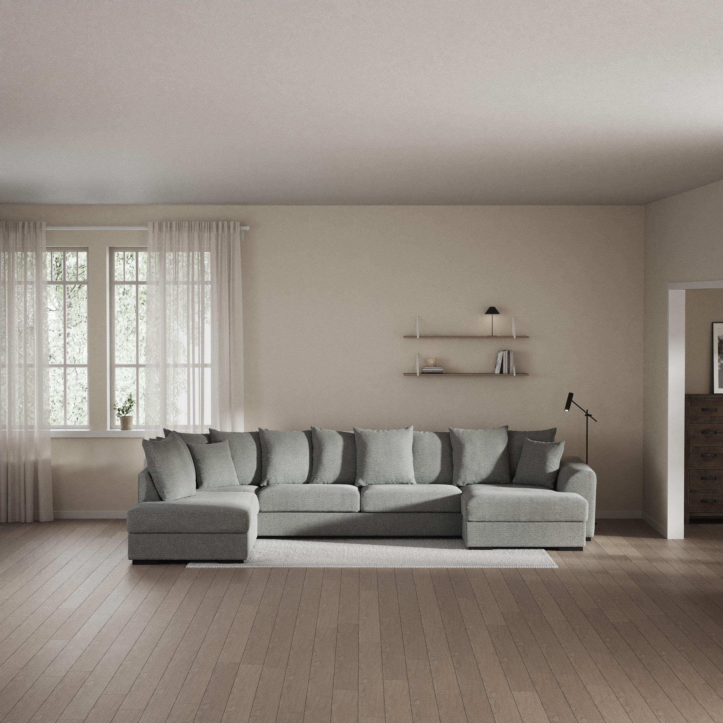 Town - 3-sits soffa med divan vänster och schäslong höger - inspiration