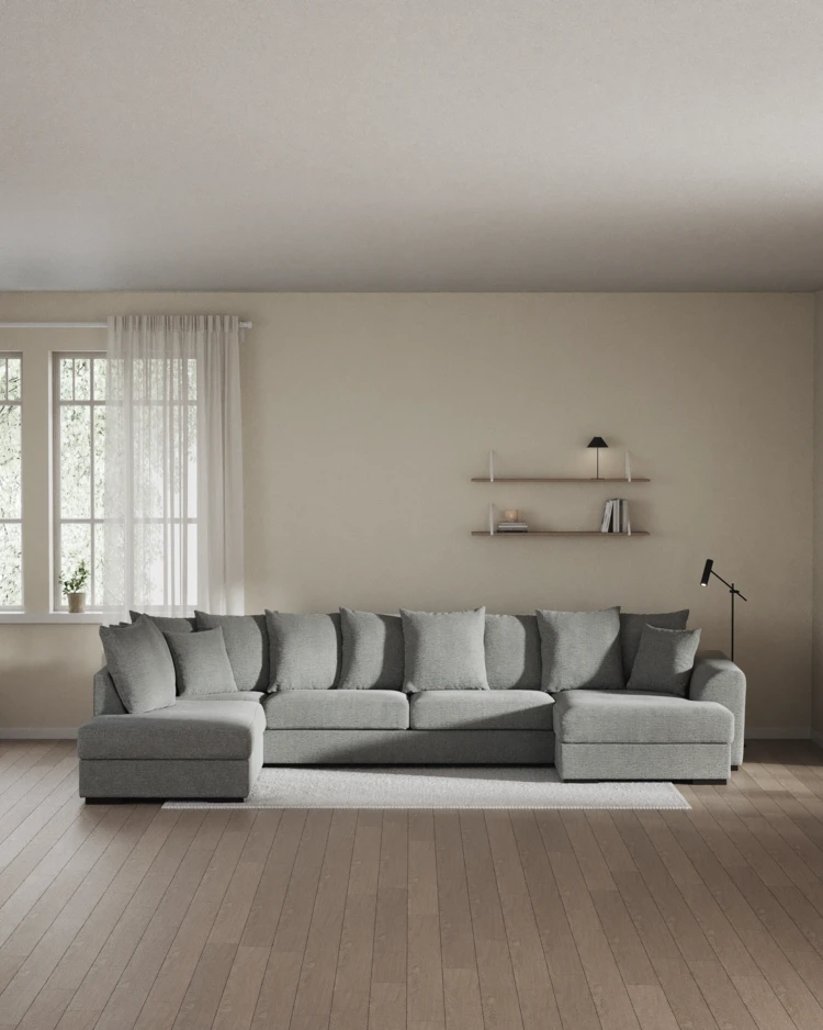 Town - 3-sits soffa med divan vänster och schäslong höger - inspiration