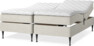 Delux Sense - Ställbar säng, dubbelsäng med bäddmadrass - Beige