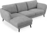 Madison Lux - 2-sits soffa med schäslong vänster - Vit