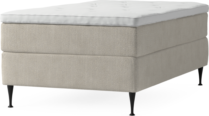 Delux Exclusive - Kontinentalsäng, enkelsäng 120 cm med bäddmadrass och sängben