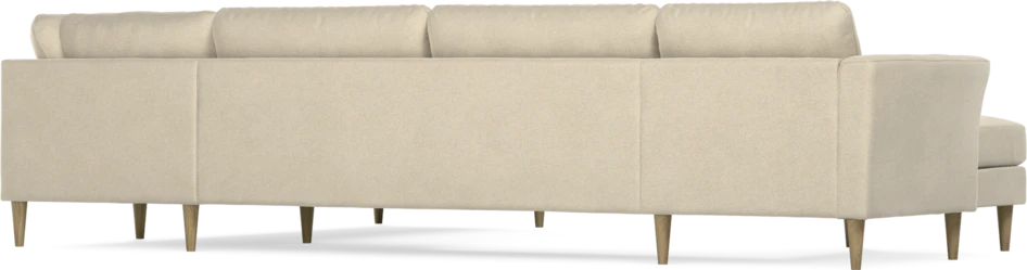 Bridge - Hörnsoffa, 3+2-sits med schäslong vänster - Beige