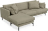 Harper - 4-sits med schäslong vänster - Beige