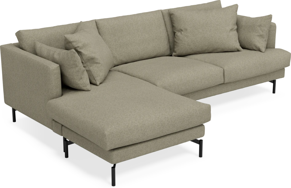 Harper - 4-sits med schäslong vänster - Beige