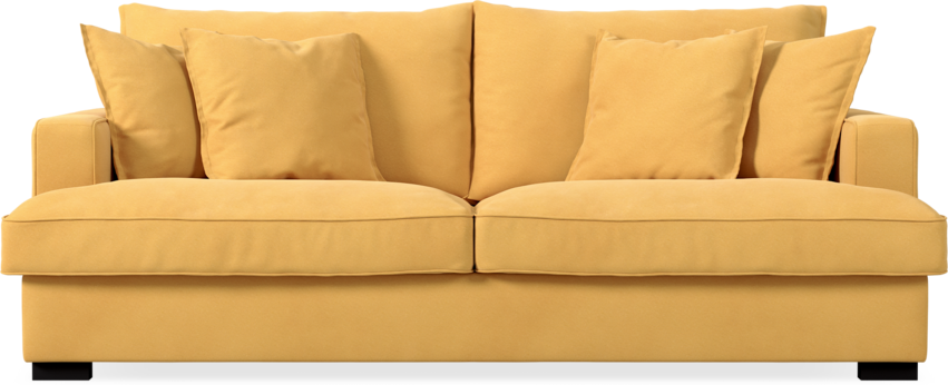 Mila - 3-sits soffa - Gul