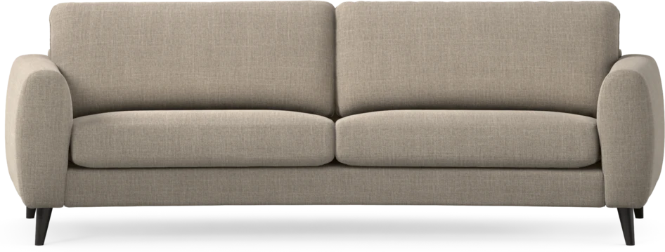 Bridge - 3-sits soffa svängd - Beige