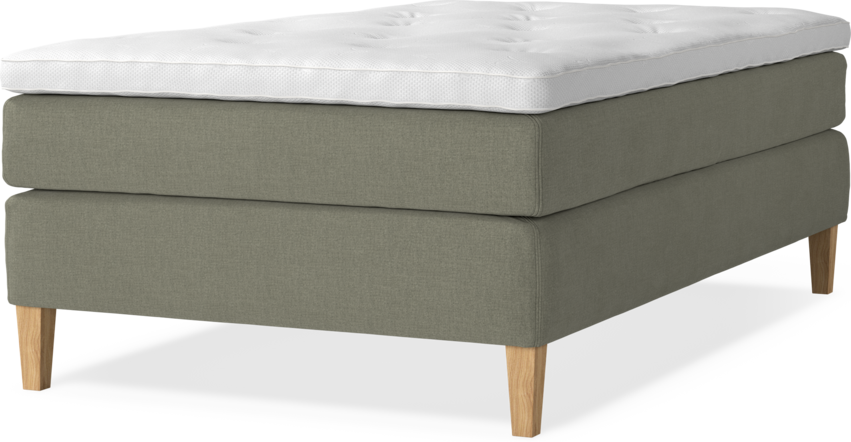 Delux Sense - Kontinentalsäng, enkelsäng 120 cm med bäddmadrass