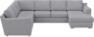 Friday - Hörnsoffa, 2+3-sits med schäslong höger - Grå