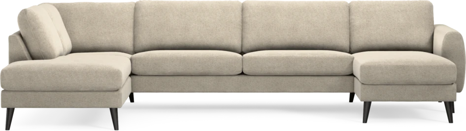 Bridge - 3-sits soffa med divan vänster och schäslong höger - Beige