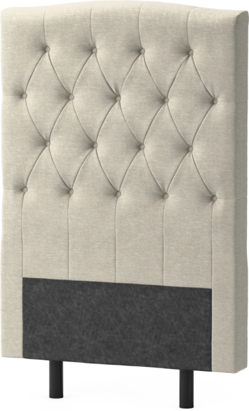 Delux Välvd - Sänggavel, 90-210 cm - Beige