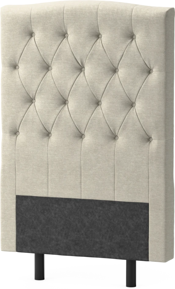 Delux Välvd - Sänggavel, 90-210 cm - Beige