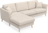 Eden - 2,5-sits soffa med schäslong - Beige