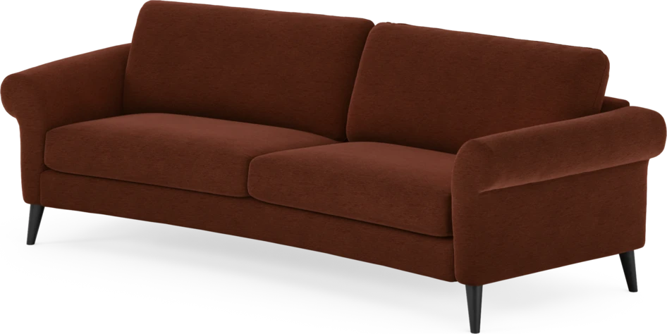 Bridge - 3-sits soffa svängd - Orange