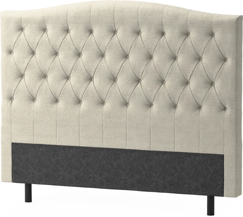 Delux Välvd - Sänggavel, 90-210 cm - Beige