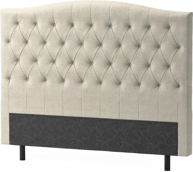 Delux Välvd - Sänggavel, 90-210 cm - Beige