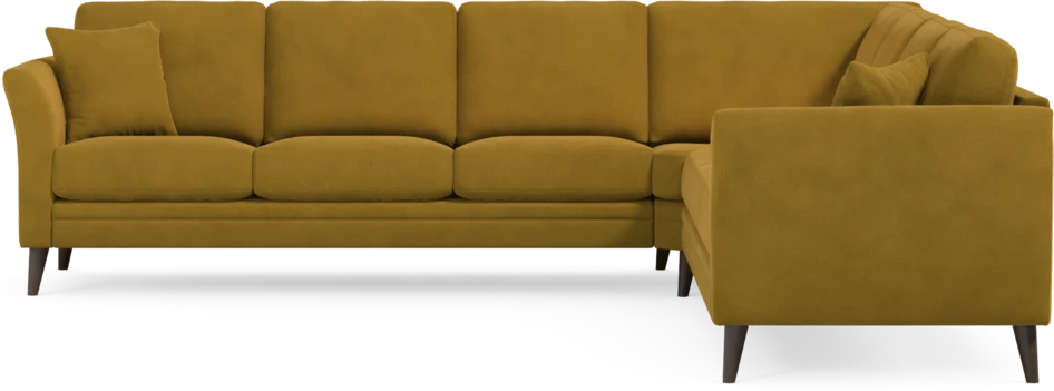 Eden - Hörnsoffa, 3+3-sits - Gul