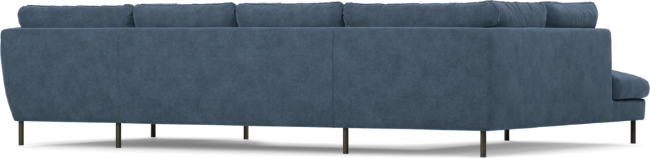 Madison Lux - 2-sits soffa med divan vänster och schäslong höger - Blå