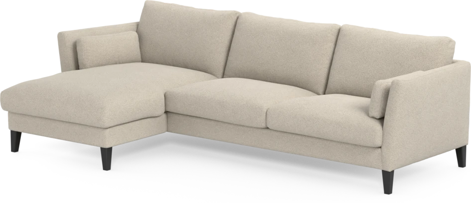 Winston - 3-sits soffa med schäslong, vändbar - Beige