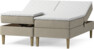 Delux Sense - Ställbar säng, dubbelsäng med bäddmadrass - Beige