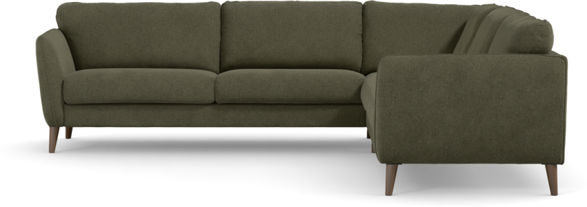 Bridge - Hörnsoffa, 3+3-sits - Grön