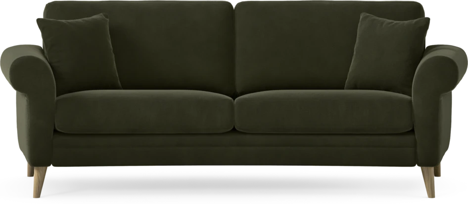 Eden - 2,5-sits soffa svängd - Grön