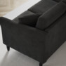 Eden - 3-sits soffa med divan - Svart