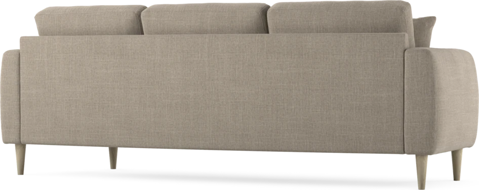 Eden - 3-sits soffa svängd - Beige