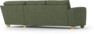 Friday - 2,5-sits soffa med divan höger - Grön