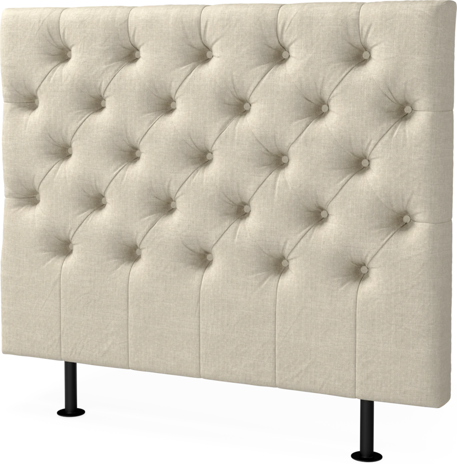 Cape pikerad - Sänggavel, 90-210 cm - Beige