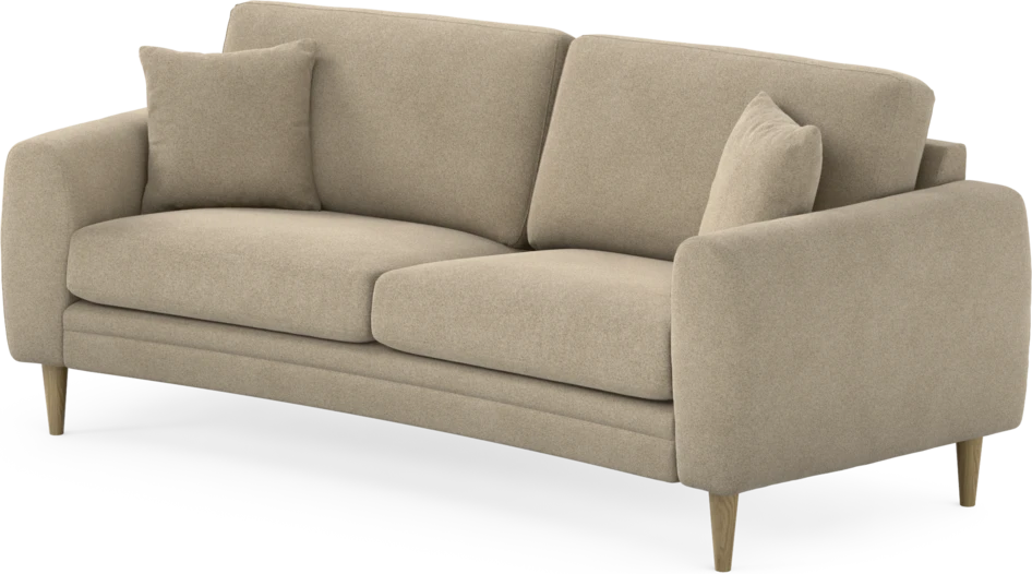 Eden - 2,5-sits soffa svängd - Beige