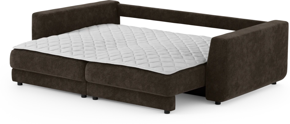 Amie - Bäddsoffa 3-sits - Brun