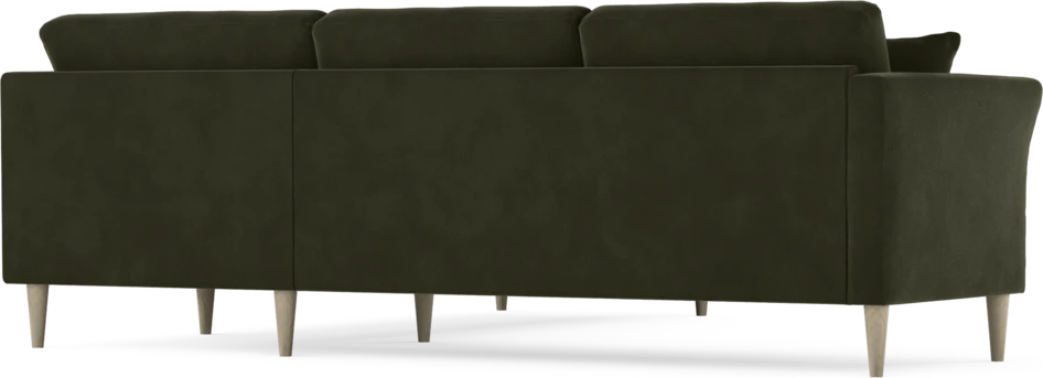 Eden - Hörnsoffa, 2,5+2,5-sits - Grön