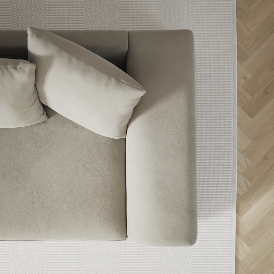 Town - 3-sits soffa med divan vänster och schäslong höger - Grå