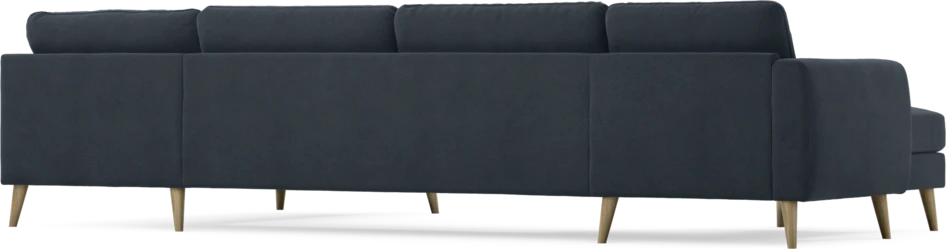 Bridge - 3-sits soffa med schäslong vänster och divan höger - Blå
